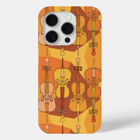 Kleurrijk cello patroon Case-Mate iPhone case (Achterkant)