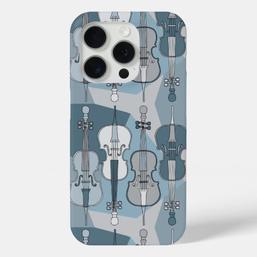 Kleurrijk cello patroon Case-Mate iPhone case (Achterkant)