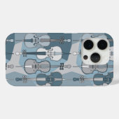 Kleurrijk cello patroon Case-Mate iPhone case (Achterkant (horizontaal))