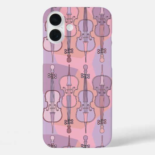 Kleurrijk cello patroon Case-Mate iPhone case (Achterkant)