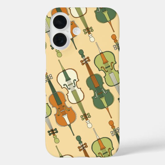 Kleurrijk cello patroon Case-Mate iPhone case (Achterkant)