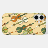 Kleurrijk cello patroon Case-Mate iPhone case (Achterkant (horizontaal))