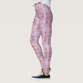 Kleurrijk cello patroon leggings (Links)