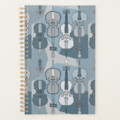 Kleurrijk cello patroon planner (Voorkant)