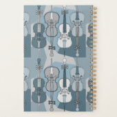 Kleurrijk cello patroon planner (Achterkant)