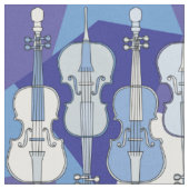 Kleurrijk cello patroon stof (Close Up)