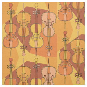 Kleurrijk cello patroon stof