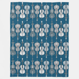 Kleurrijk Cellos Patroon Fleece Deken
