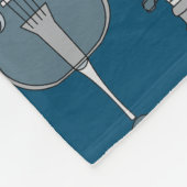 Kleurrijk Cellos Patroon Fleece Deken (Hoek)
