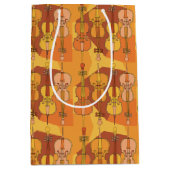 Kleurrijk Cellos Patroon Medium Cadeauzakje (Voorkant)