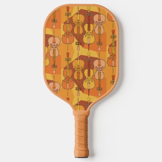 Kleurrijk Cellos Patroon Pickleball Paddle (Voorkant)