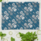 Kleurrijk Cellos Patroon Theedoek (Gevouwen)