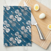 Kleurrijk Cellos Patroon Theedoek (Quarter Fold)
