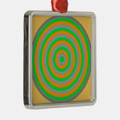 kleurrijk, centrifugerontwerp metalen ornament (Rechts)