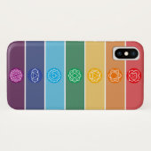Kleurrijk Chakra Menselijke Energie Case-Mate iPhone Case (Achterkant (horizontaal))