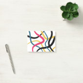Kleurrijk, chaotisch, gewaagd, levendig moderne gr post-it® notes (Kantoor)
