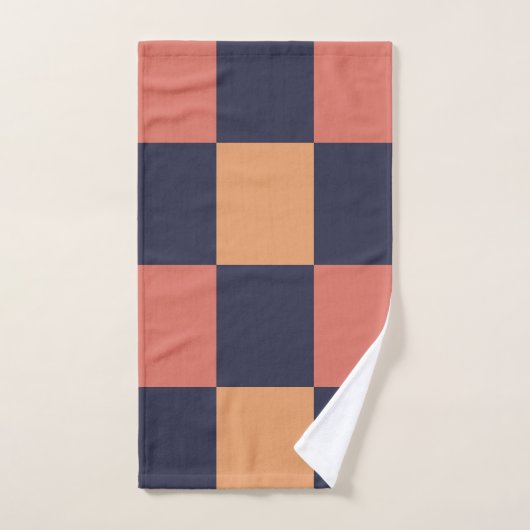 Kleurrijk Checkerboard Patroon Bad Handdoek (Handdoek)