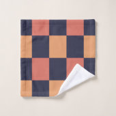 Kleurrijk Checkerboard Patroon Bad Handdoek (Wasdoekje)