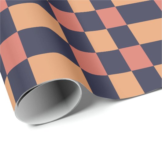 Kleurrijk Checkerboard Patroon Cadeaupapier (Rol Hoek)
