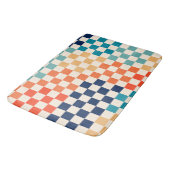 Kleurrijk Checkered-schaakbordpatroon Badmat (Gekanteld)