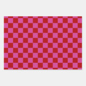 Kleurrijk Checkered-schaakbordpatroon Inpakpapier Vel (Voorkant)