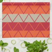 Kleurrijk Chevron Stripe Patroon Theedoek (Gevouwen)