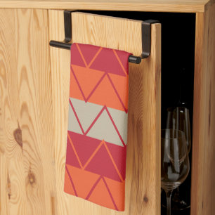 Kleurrijk Chevron Stripe Patroon Theedoek