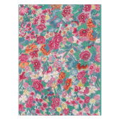 Kleurrijk Chinees Floral Patroon Tafelkleed (Voorkant)