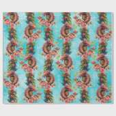 Kleurrijk Chinees Nieuwjaar van de Draak 2024 Cadeaupapier (Vlak)