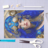 Kleurrijk chique steampunk tissuepapier (Craft)