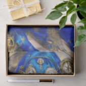 Kleurrijk chique steampunk tissuepapier (Geschenk)