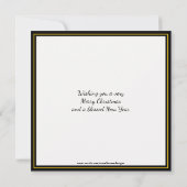 Kleurrijk | CHRISTMAS TREE | Festief Wenskaart (Achterkant)