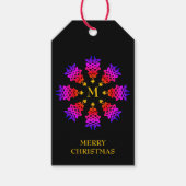 Kleurrijk | CHRISTMAS TREE | Monogram Cadeaulabel (Voorkant)