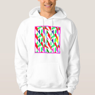 Kleurrijk Chromatisch Patroon Hoodie