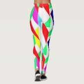 Kleurrijk Chromatisch Patroon Leggings (Achterkant)