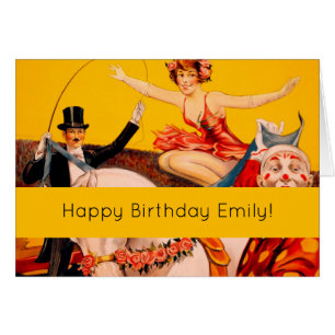 kleurrijk Circus Performer Poster