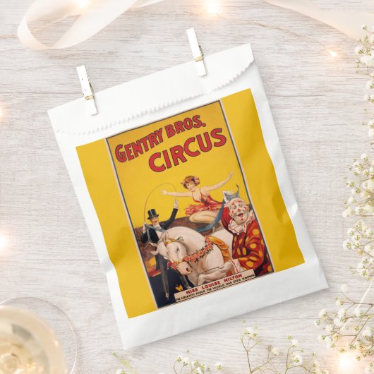  kleurrijk Circus Performer Poster Bedankzakje (Geknipt)