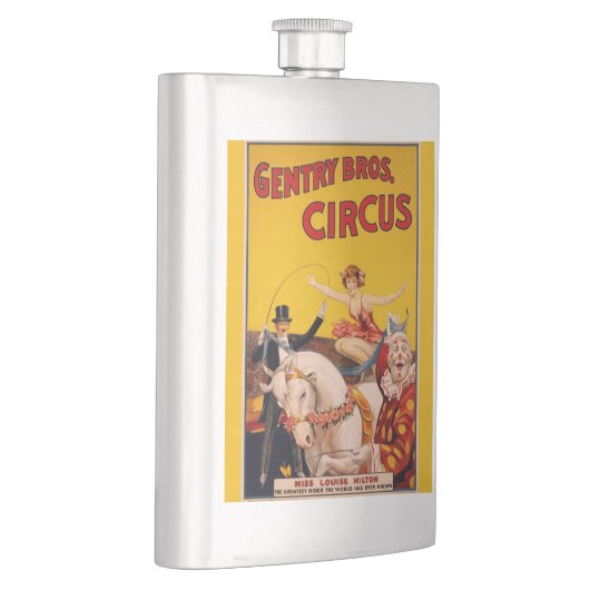 kleurrijk Circus Performer Poster Flacon (Rechts)