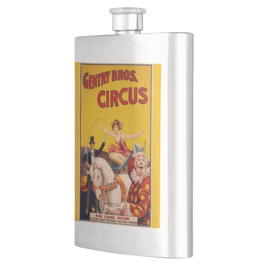 kleurrijk Circus Performer Poster Flacon (Links)