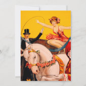 kleurrijk Circus Performer Poster Kaart (Achterkant)