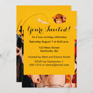 kleurrijk Circus Performer Poster Kaart