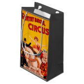  kleurrijk Circus Performer Poster Klein Cadeauzakje (Achterkant Gekanteld)