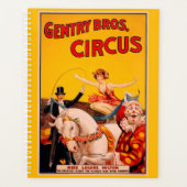  kleurrijk Circus Performer Poster Planner (Voorkant)