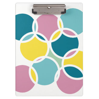 Kleurrijk Cirkelontwerp – Leuke Geometrische Print Klembord
