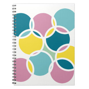 Kleurrijk Cirkelontwerp – Leuke Geometrische Print Notitieboek