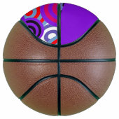 Kleurrijk cirkelpatroon basketbal (Rechts)