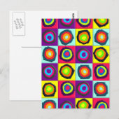 Kleurrijk Cirkelpatroon Briefkaart (Voorkant / Achterkant)
