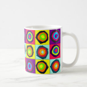 Kleurrijk Cirkelpatroon Koffiemok
