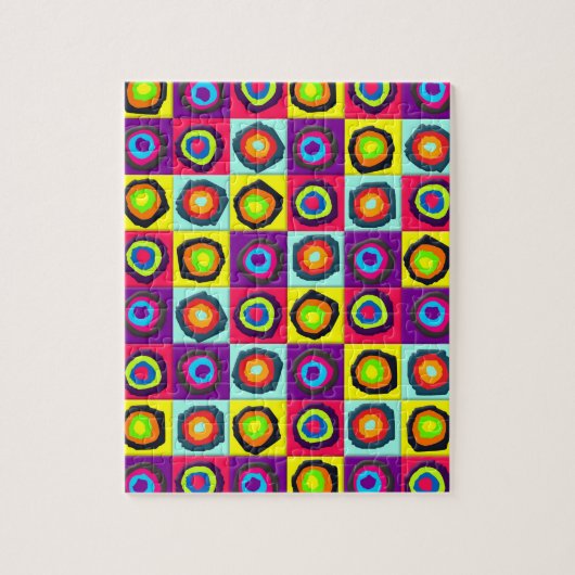 Kleurrijk Cirkelpatroon Legpuzzel (Verticaal)
