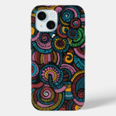 Kleurrijk cirkelvormig iPhone-hoesje patroon Case-Mate iPhone Case (Achterkant)